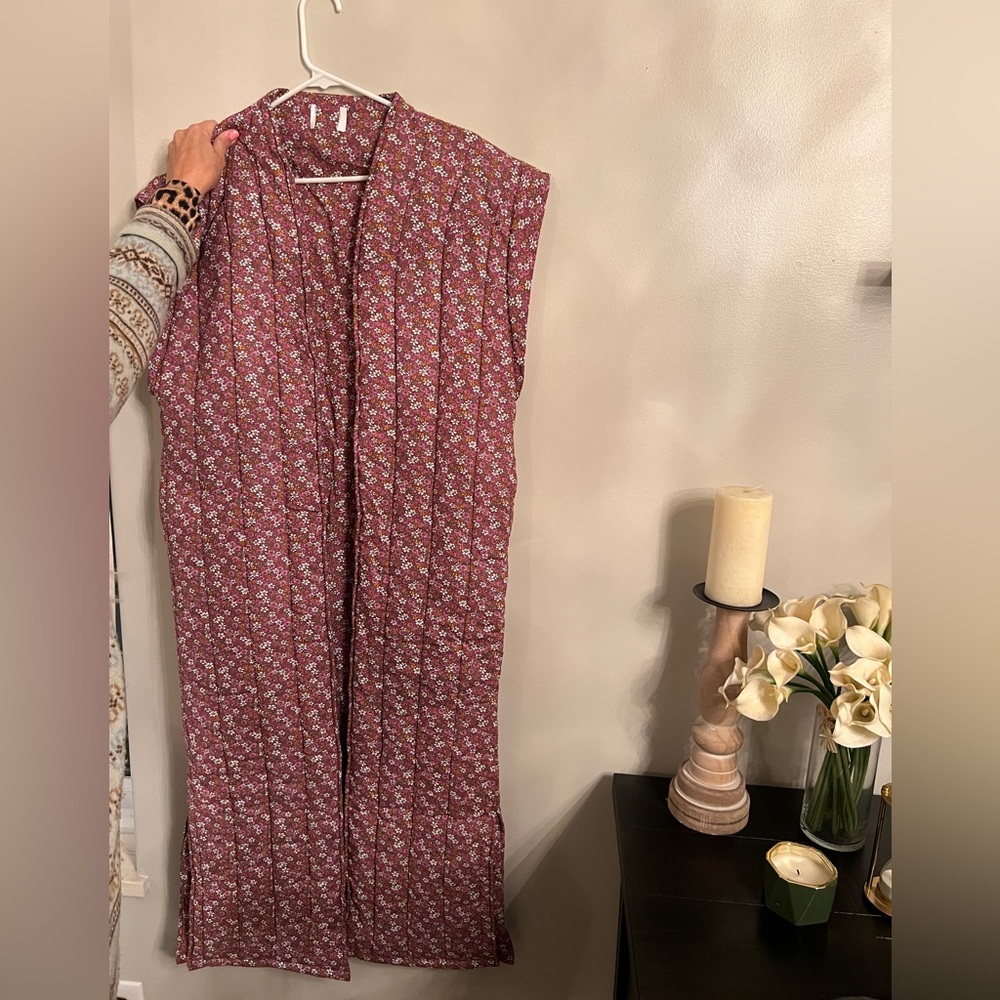 DRESSED IN LALA SAMPLE long vest